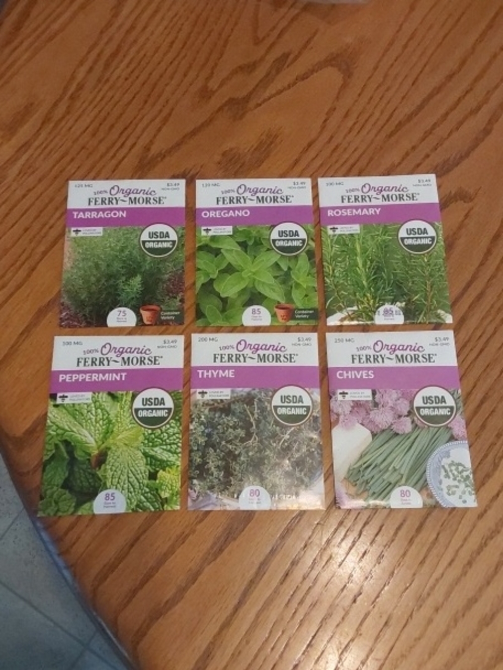 Organic Herb Seed Assortment - Green